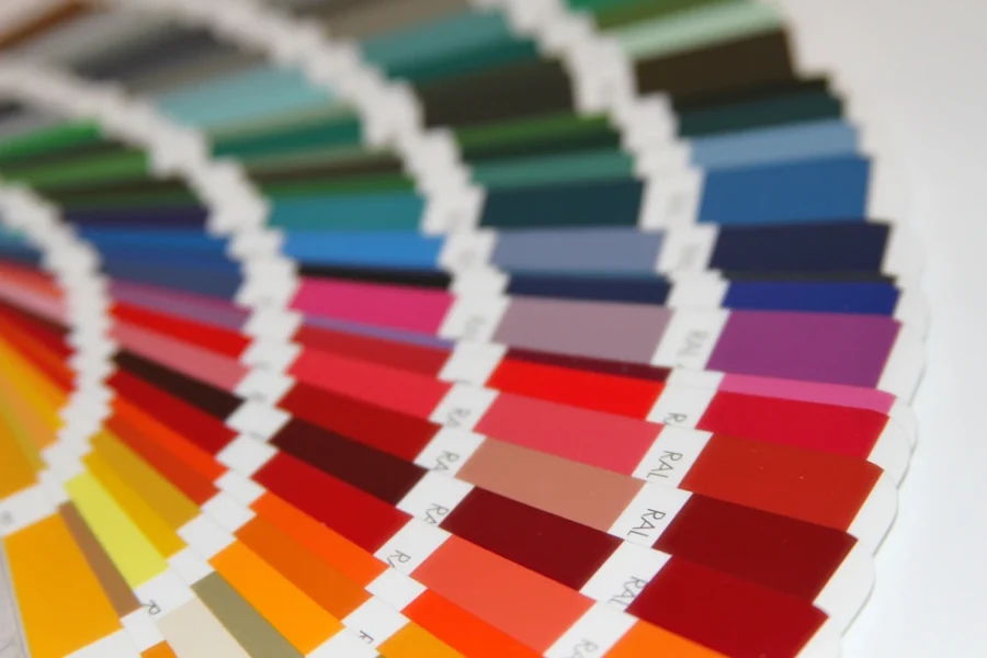nuancier de couleur